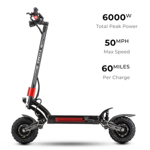 Yume Raptor 60V 6000W 50MPH Electric Scooter stats