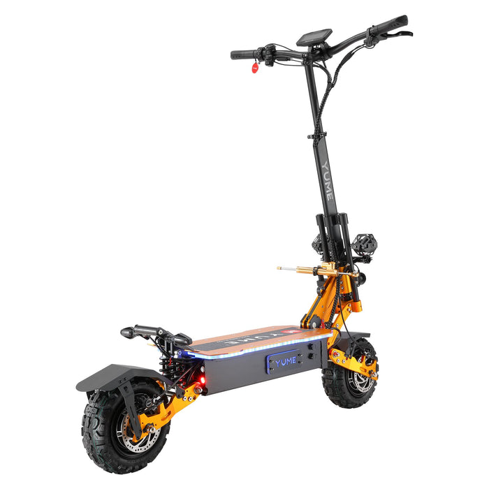 Yume X11 6000W 50MPH Foldable Electric Scooter for Adults in rear view