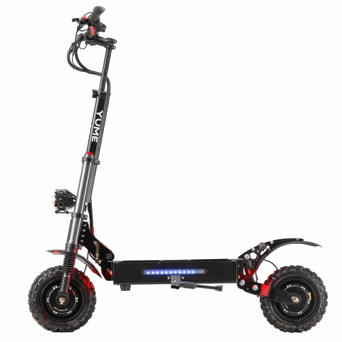 Yume Y11 6000W 50MPH Dual Motor Electric Scooter facing left