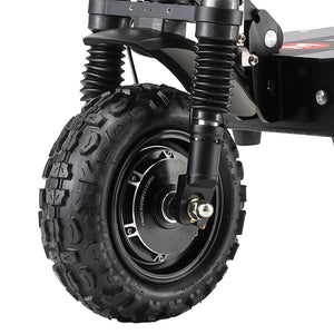 Yume Y11 6000W 50MPH Dual Motor Electric Scooter front tire