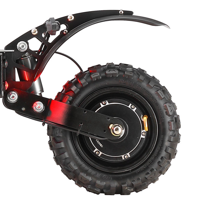 Yume Y11 6000W 50MPH Dual Motor Electric Scooter rear tire