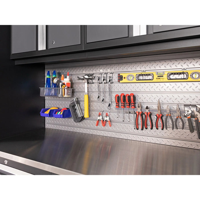 NewAge | Pro 3.0 Series 14-Piece Garage Cabinet Set With Lockers, Base, Wall, Tool Drawer Cabinets and 56 in. Worktop