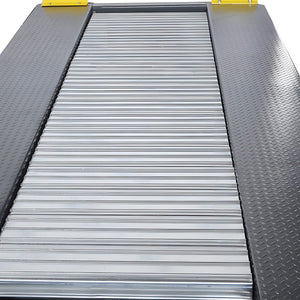 AMGO 409-DP optional storage wave panels installed between the runways