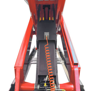Electro-air control system with mechanical safety locks on AMGO AX-12 cross member
