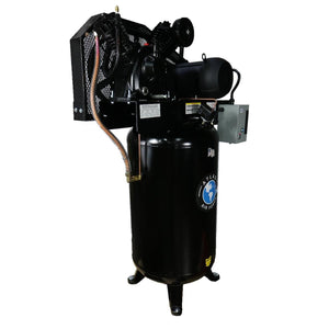 Atlas Air Force AF9 7.5 HP 80-gallon vertical air compressor, front three-quarter view
