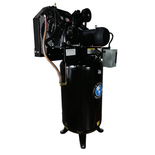 Atlas Air Force AF9 7.5 HP 80-gallon vertical air compressor, front three-quarter view