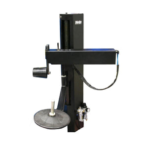 Atlas ATEATTC-RHA 700 Series right-hand pneumatic assist arm with bead lifting disc and bead roller mounted to the column