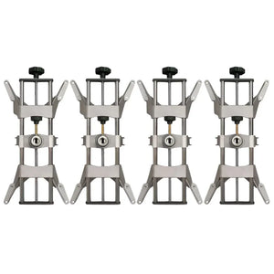 Set of four Atlas Edge TD2.0 Deluxe STDA46EU 4-point non-runout wheel clamps included with the Deluxe package