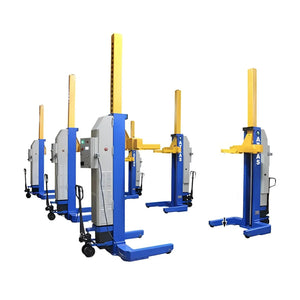 Atlas ML-6051BC battery-powered mobile column lift system, six-column ALI Certified set, 18,500 lb per column