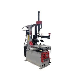 Atlas Platinum PTC600 tilt-back rim clamp tire changer, front view with PTC600 column logo