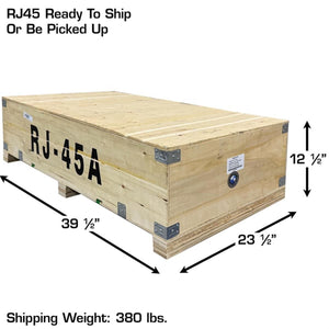 Atlas RJ-45A shipping crate, 39-1/2 by 23-1/2 by 12-1/2 inches, 380 lbs