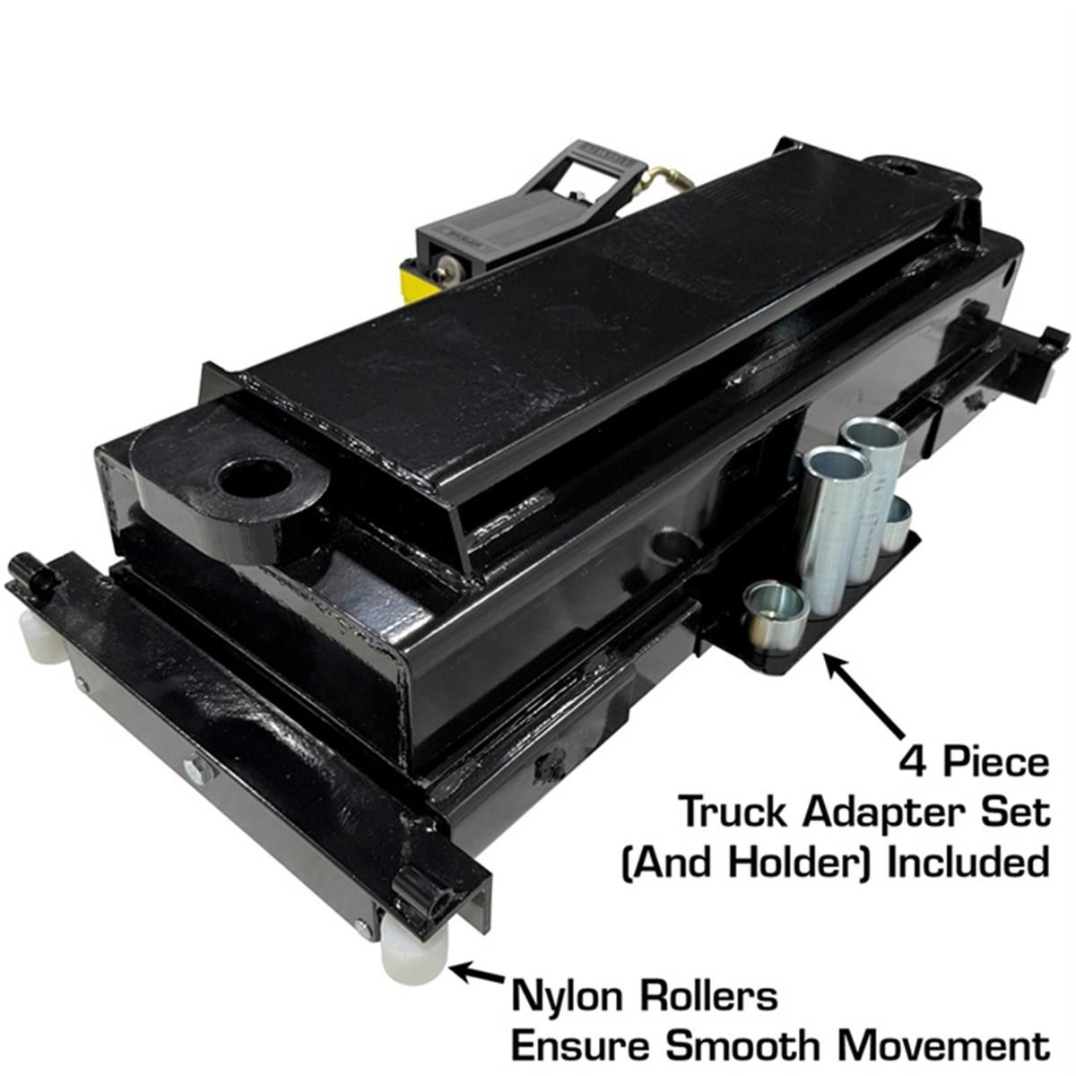 Atlas RJ45A four-piece truck adapter set in on-board holder with nylon rollers