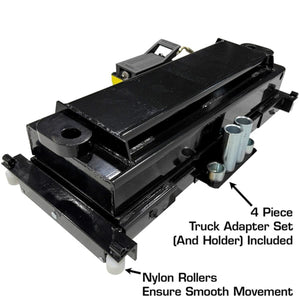Atlas RJ45A four-piece truck adapter set in on-board holder with nylon rollers