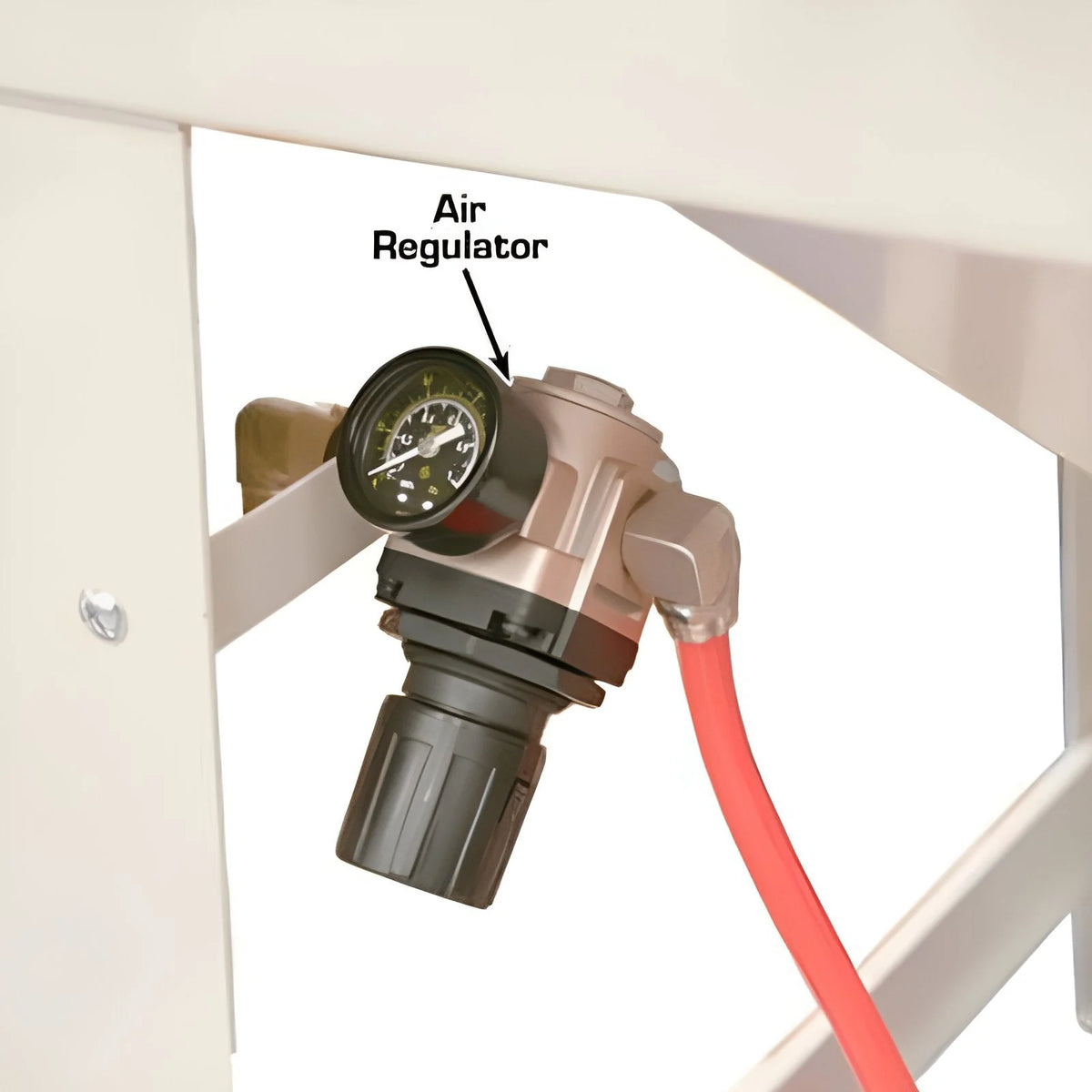 SBC990 air regulator close-up