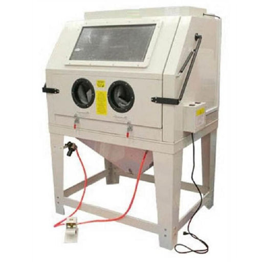 Atlas SBC990 sandblast cabinet, full front view