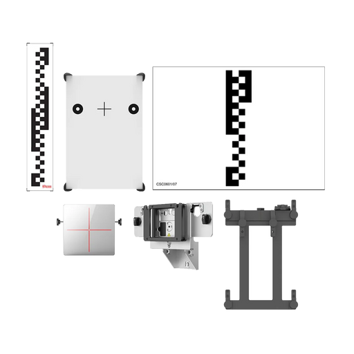 Autel CVMAADD1 kit components: CV LDW pattern strip, two LDW pattern boards, ACC reflector with bracket, CV pattern bracket