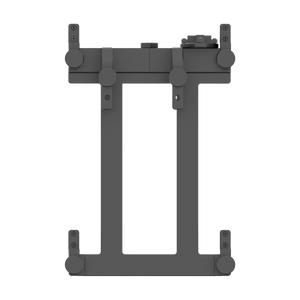 Pattern bracket — H-shaped frame with four corner clamping discs for mounting the CV Pattern to MA600
