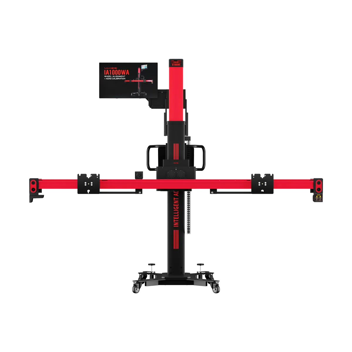 Autel IA1000 ADAS calibration frame, front view with extended crossbar