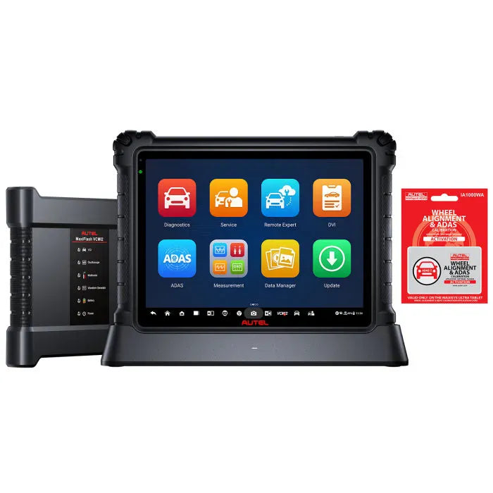 Autel MaxiSYS Ultra S2 tablet with MaxiFlash VCMI2 communication device and IA1000WA activation card