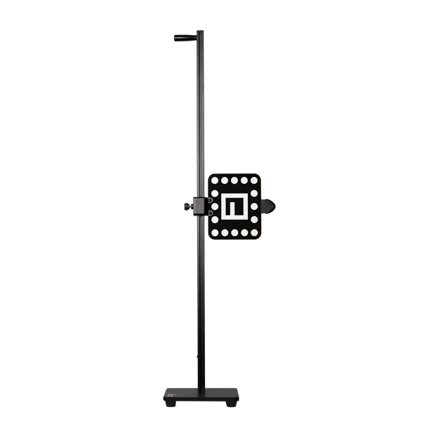 Autel IA900 distance target on adjustable tripod stand with calibration pattern