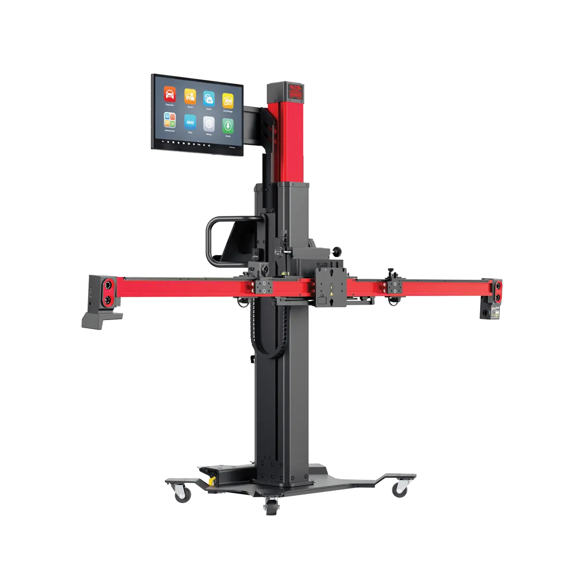 Autel IA900WA MaxiSYS Wheel Alignment & ADAS Calibration Frame in Side View