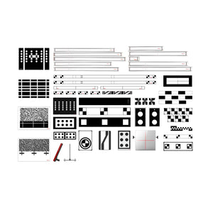 Autel IAASUPG calibration kit components — mats, target boards, and radar reflectors