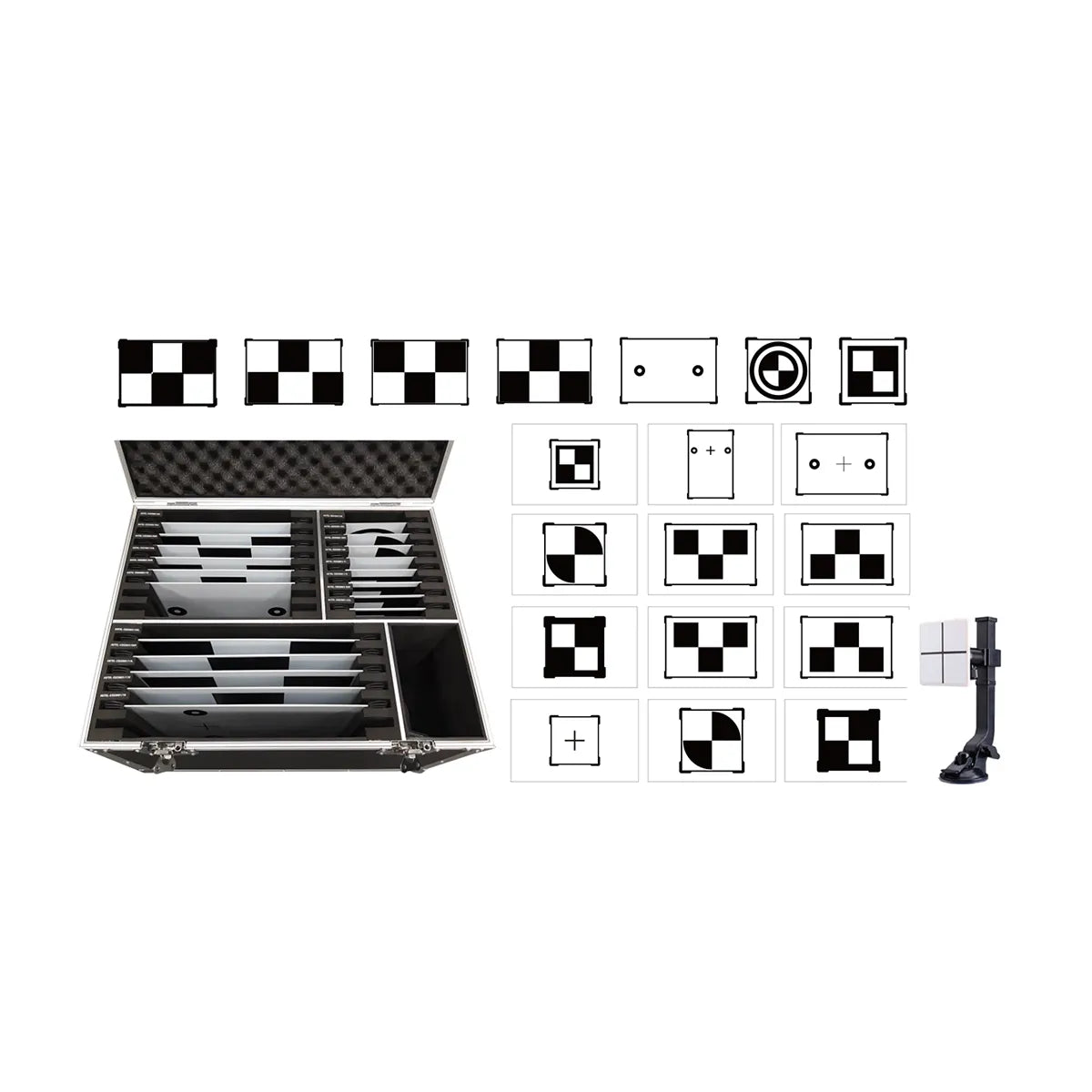 Autel IAASUPG LDW target cards and labelled calibration plate case