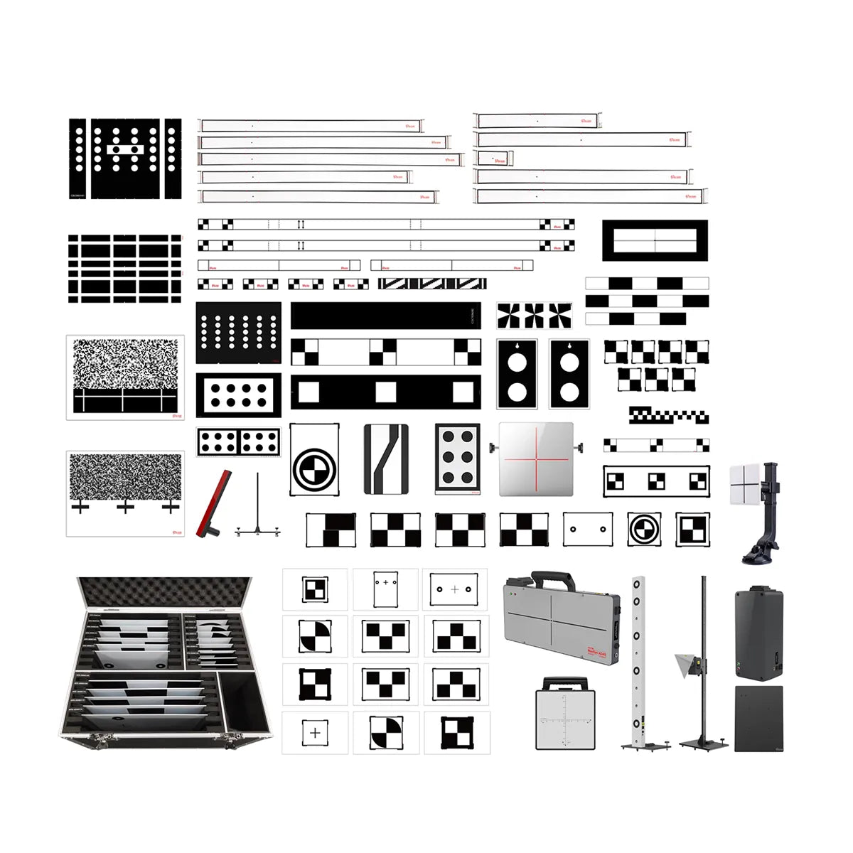 Autel IAASUPG All-Systems ADAS upgrade kit — full component layout