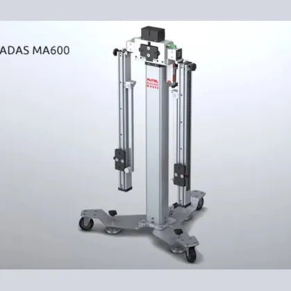 Autel MaxiSYS ADAS MA600 mobile calibration frame, three-quarter angle studio shot