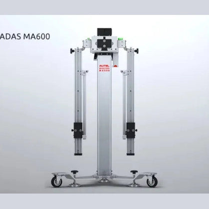 Autel MaxiSYS ADAS MA600 frame in folded transport configuration with vertical arms