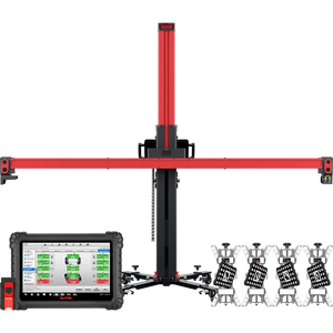 Autel MaxiAlign IWA500T Dedicated Wheel Alignment System with 5-Camera Frame, 10.1-Inch Tablet, and Set of 4 Rim Clamps hero