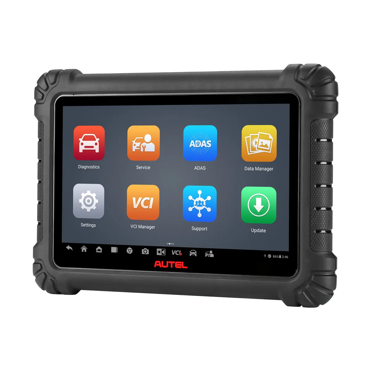 Autel MaxiSys MS906 MAX diagnostic tablet, alternate 3/4 angle