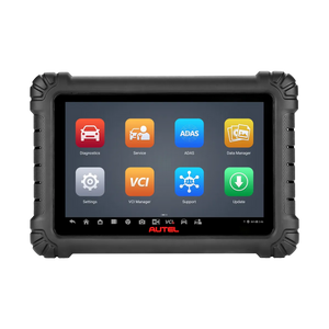 Autel MaxiSys MS906 MAX 10.1-inch touchscreen tablet front view with home-screen app icons