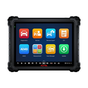 Autel MaxiSYS Ultra S2 tablet front view showing 8 home-screen app tiles including Diagnostics, ADAS, and DVI
