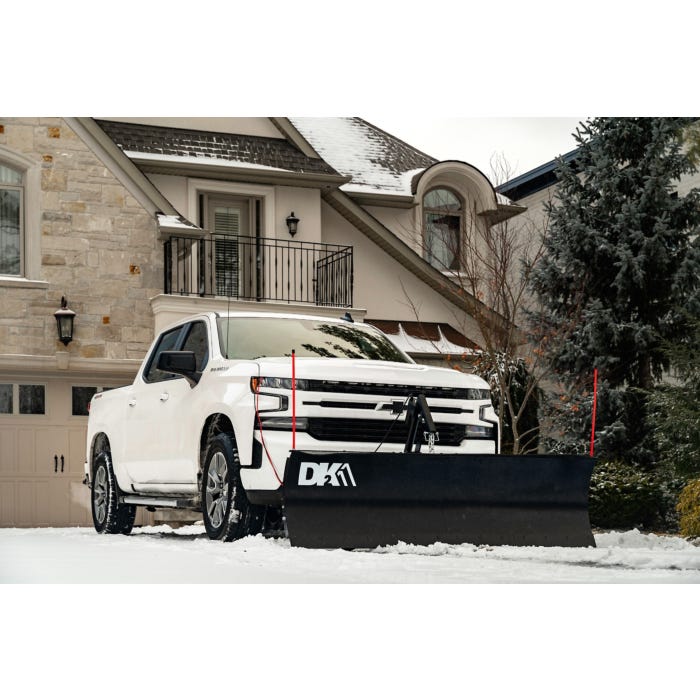 DK2 Avalanche Universal Elite AVAL8219ELT 82" x 19" Hitch-Mounted Actuator Driven Snowplow