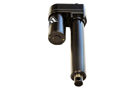 Black DK2 linear actuator with motor housing and extension tube