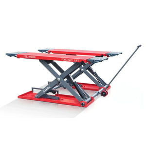 Fortisky FSL-MR80 Mid-Rise Scissor Lift 8000lb 47" Electric Lock Release
