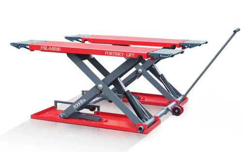 Fortisky FSL-MR80 Mid-Rise Scissor Lift 8000lb 47" Electric Lock Release
