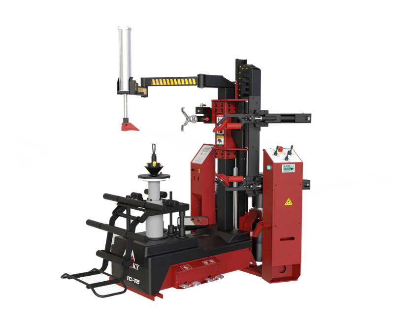 Fortisky FTC-T8 Leverless Center Post Tire Changer - Fully Automatic