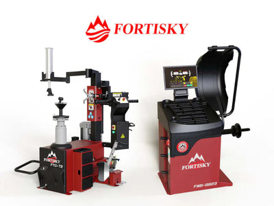 Fortisky T2-8823 Leverless Center Post Tire Changer Fully Automatic Combo