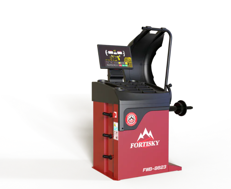 Fortisky T8-8823 Leverless Center Post Tire Changer Fully Automatic Combo