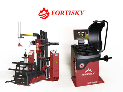 Fortisky T8-8823 Leverless Center Post Tire Changer Fully Automatic Combo