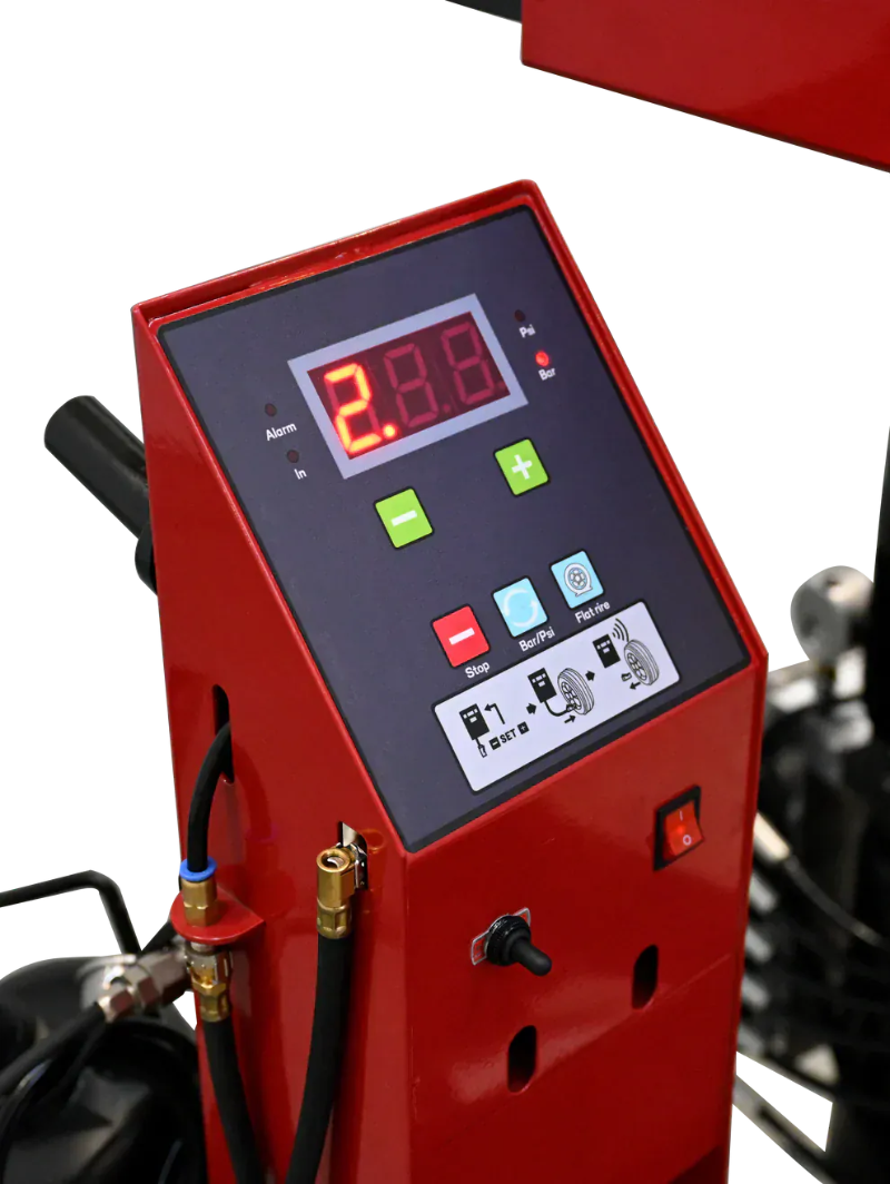 Fortisky T8-8833 Leverless Center Post Tire Changer Fully Automatic Combo