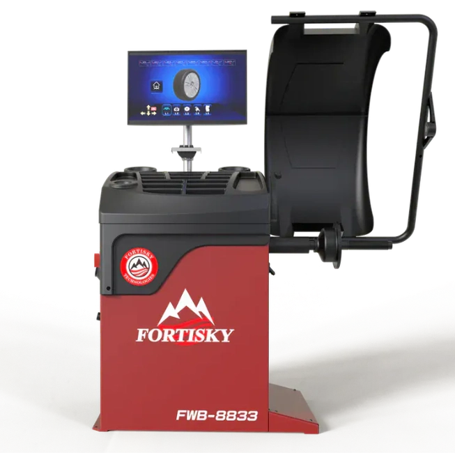 Fortisky T8-8833 Leverless Center Post Tire Changer Fully Automatic Combo