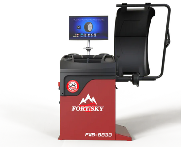 Fortisky FWB-8833 3D Wave Radar Wheel Balancer Dynamic Display Screen w/ Laser Light
