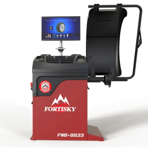 Fortisky FWB-8833 3D Wave Radar Wheel Balancer Dynamic Display Screen w/ Laser Light
