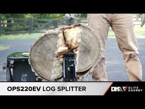 DK2 | OPS220EV-K Elite Energy™ 20-Ton 57.6V Battery Powered Hydraulic Log Splitter