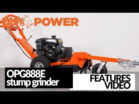 DK2 | OPG888E 14-Inch 14 HP 429 CC Electric Start Stump Grinder