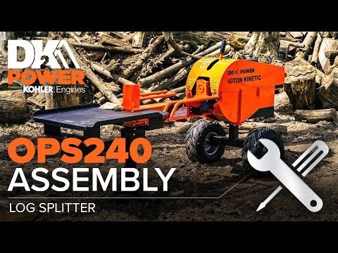 DK2 | OPS240 40-Ton 7 HP 208 CC Kinetic Log Splitter