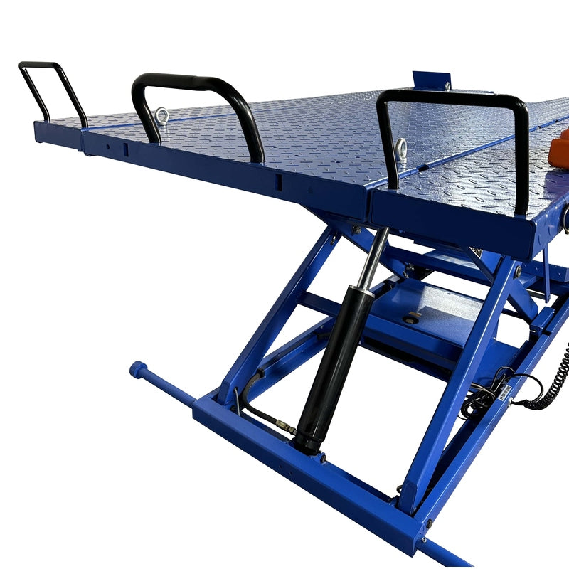 iDEAL Elec-hydra ATV Lift w/Integrated Motor & Retractable Ramp lifting cylinder